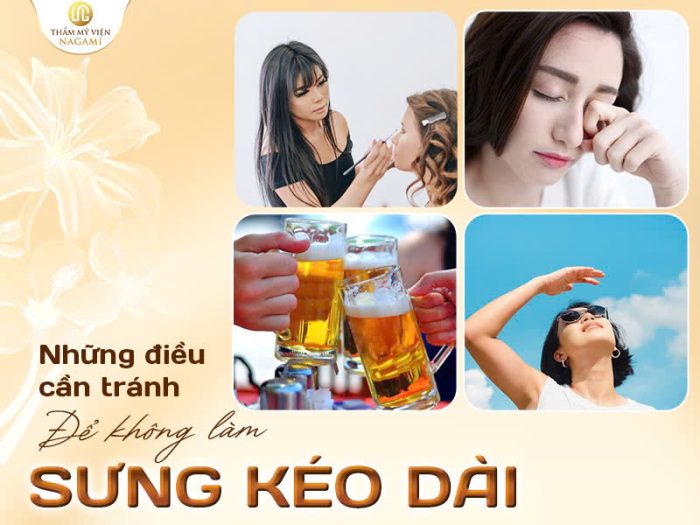 Những điều cần tránh để không sưng mí kéo dài