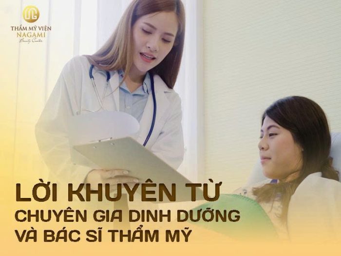 Lời khuyên từ chuyên gia dinh dưỡng và bác sĩ thẩm mỹ